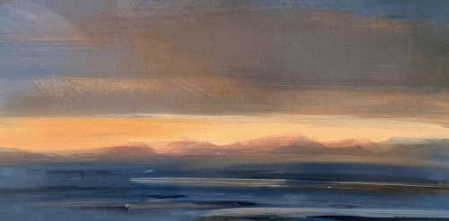 ZARINA STEWART-CLARK Across Sound of Raasay from Skye