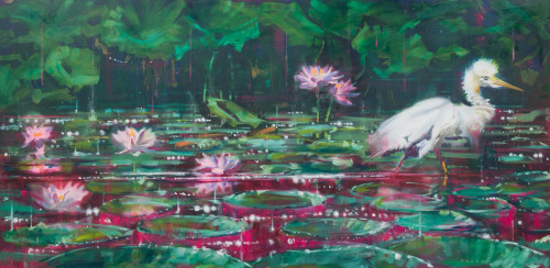 FREDDY PASKE Amongst the Water Lilies