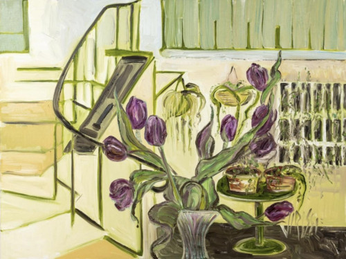Chrissie Hynde Tulips and Stairs