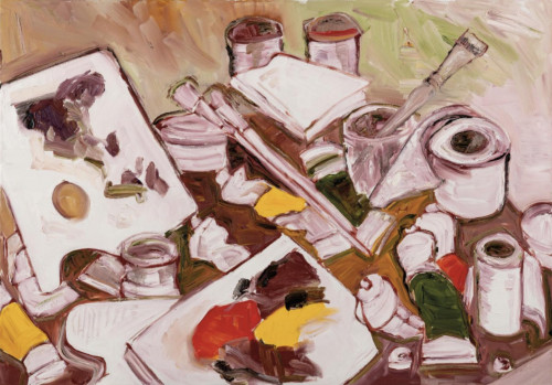 CHRISSIE HYNDE Painting Table, 2 November