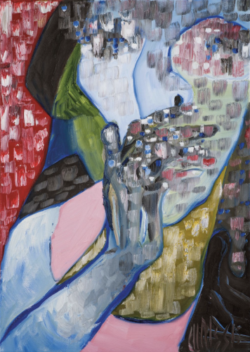 CHRISSIE HYNDE Self-Portrait,  Blue