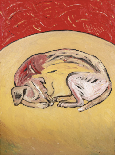 CHRISSIE HYNDE Tan Dog Sleeping Tuesday