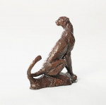 Sitting Cheetah - Resin