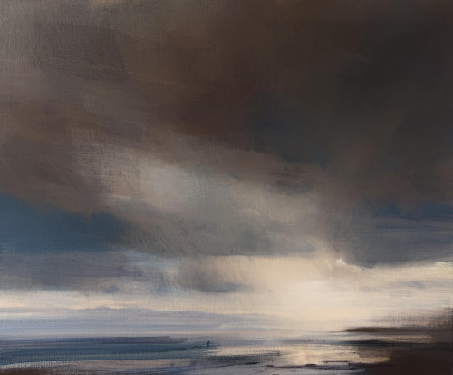 ZARINA STEWART-CLARK Early Light, Kerrera, from Mull