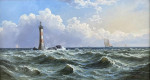 JOHN WILSON (fl. 1870-1890) Off the Coast & The Lighthouse