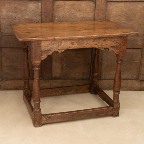 An Elizabeth I oak centre table, circa 1600