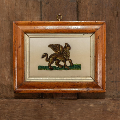 A Charles II beadwork slip, circa 1660