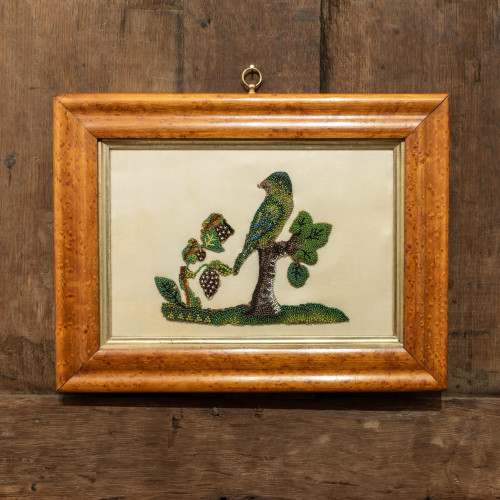 A Charles II beadwork slip, circa 1660