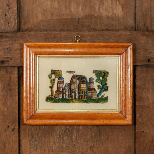 A Charles II beadwork slip, circa 1660