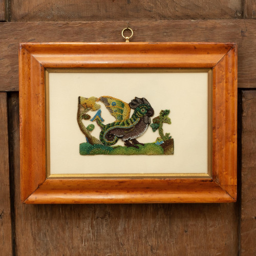 A Charles II beadwork slip, circa 1660