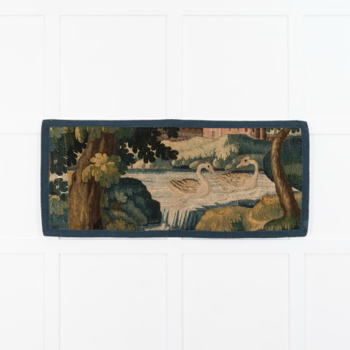 A panel of 'verdure' tapestry, Aubusson, circa 1650-1700
