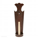 Sconce Wall Pair Tin Shaped Cresting Washington's Headquarter's Rockingham