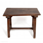 Sidetable Low Coffee Sofa Occasional Spanish Walnut Folk Vernacular 17th Century
