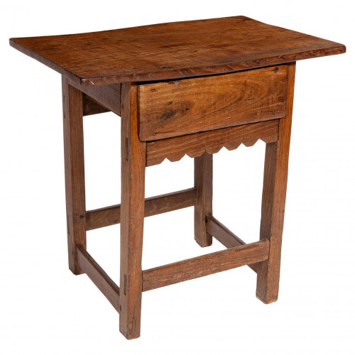 Table Low Occasional Coffee Sofa Spanish Chestnut 18th Century Folk Vernacular