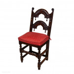 Chairs Set of 5 Baroque Jacobean Antiquarian Oak Architectural Country House