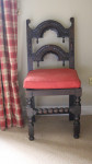 Chairs Set of 5 Baroque Jacobean Antiquarian Oak Architectural Country House