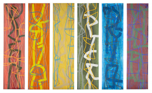 SPECTRAL RIVERS, 2000-1, 6 panels