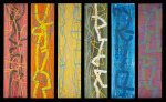 SPECTRAL RIVERS, 2000-1, 6 panels