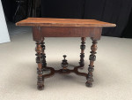 A Late-17th Century Italian, Walnut and Ebonised Side Table.