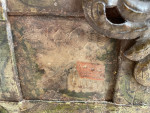 A Rare Ducal "Armada" Strongbox (Travelling Safe) wrought iron with original polychrome painted decoration, Nuremberg, late Renaissance, late 16th / early 17th century