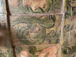 A Rare Ducal "Armada" Strongbox (Travelling Safe) wrought iron with original polychrome painted decoration, Nuremberg, late Renaissance, late 16th / early 17th century