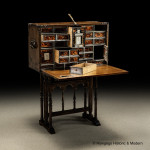 AN EXCEPTIONAL SPANISH COLONIAL VARGUEÑO OR BARGUEÑO, tortoiseshell, ebony, engraved ivory and Colonial hardwood, Spain, late 16th / early 17th century (cabinet)
