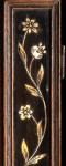 An exceptionally rare, mid-late-17th century, oak, bone and ebonized chest of drawers with enclosed upper section