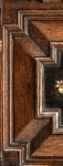 An exceptionally rare, mid-late-17th century, oak, bone and ebonized chest of drawers with enclosed upper section