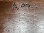 A Characterful and Unusually Wide, 10-12 Seater, Vernacular Trestle Table oak and pine, England, 19th century 244 cm (8 ft) long; 87 cm (34 in) wide;