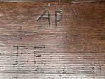 A Characterful and Unusually Wide, 10-12 Seater, Vernacular Trestle Table oak and pine, England, 19th century 244 cm (8 ft) long; 87 cm (34 in) wide;