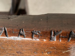 A Characterful and Unusually Wide, 10-12 Seater, Vernacular Trestle Table oak and pine, England, 19th century 244 cm (8 ft) long; 87 cm (34 in) wide;