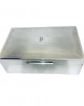 SOLID SILVER CIGARETTE BOX - 1937.