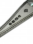 Victorian Silver Tea Caddy Spoon - London - 1872 by John, Edward, Walter & John Barnard