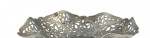 Solid Silver Pierced Dish - London - 1958 by Israel Freeman & Son