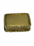 George IV Silver Gilt Vinaigrette - Birmingham - 1826 by John Bettridge
