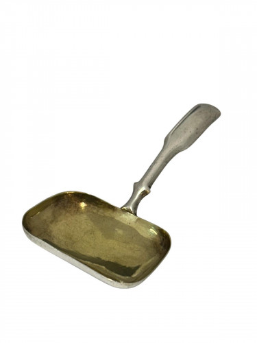 Solid Silver Tea Caddy Spoon - Birmingham - 1819 by Joseph Taylor