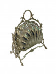 Victorian Silver Plated folding biscuit box, Circa 1880 by Alexander Clark - London