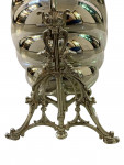 Victorian Silver Plated folding biscuit box, Circa 1880 by Alexander Clark - London