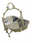 Victorian Silver Plated folding biscuit box, Circa 1880 by Alexander Clark - London