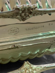 Victorian Silver Plated folding biscuit box, Circa 1880 by Alexander Clark - London