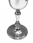 Solid Silver Wine Goblet / Kiddish Cup - Sheffield - 1975