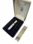 SET OF 4 SOLID SILVER BRIDGE PENCILS