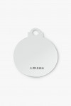 Solid Silver Flat Bauble or Bookmark