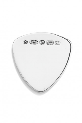 Solid Silver Guitar Plectrum