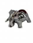Solid Silver Standing Elephant Pin Cushion
