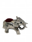 Solid Silver Standing Elephant Pin Cushion