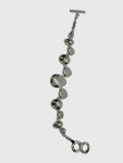 Solid Silver Polished Pebble Bracelet