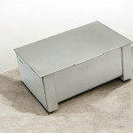 Art Deco Solid Silver Cigarette Box - London - 1947 by William Comyns