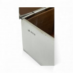 Art Deco Solid Silver Cigarette Box - London - 1947 by William Comyns