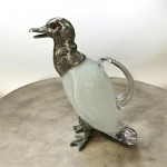 Silver Plated Duck Claret Jug - Circa 1990